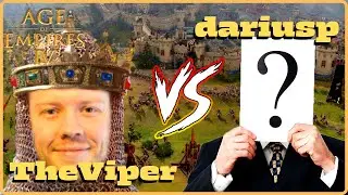 Age of Empires 4 - TheViper vs dariusp 1v1 Mongol x Mongol