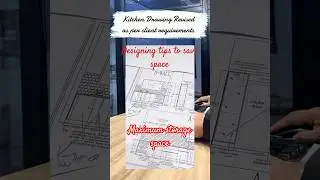 Kitchen Designing tips for saving space to manage more storage #kitchen #kitchendesign