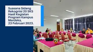 Sidang Rekognisi 20 SKS Hasil Kegiatan Program Kampus Merdeka 2020