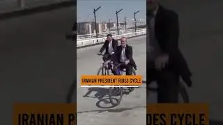 Iran&rsquo;s President Masoud Pezeshkian Promotes Healthy Living by Cycling in Isfahan