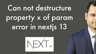 Uncaught in promise  | TypeError Cannot destructure property blogs of param as it is undefined