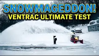 The ULTIMATE Test: Ventrac Snowblower vs. PA Snowmageddon!