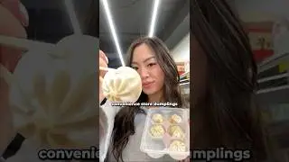 the dimsum queen made korean convenience store dumplings #shorts