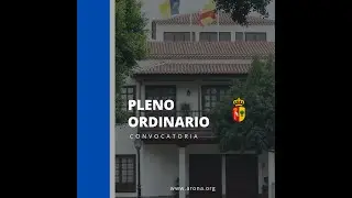 Convocatoria Ordinaria del Pleno el día 29 de Diciembre de 2025