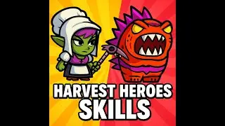 Разбор навыков героев Harvest | Объяснение навыков Harvester и Gluttmor