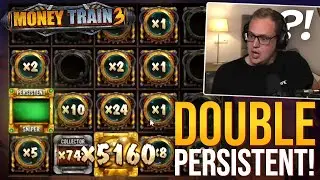 DOUBLE PERSISTENT SYMBOLS! 🚂 MEGA BIG WIN on Money Train 3!