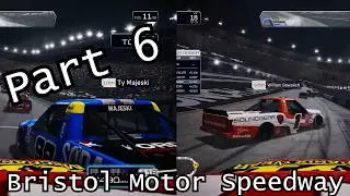 NASCAR 25 Gameplay: Bristol Motor Speedway is SO hard to pass other cars!