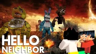 Minecraft Hello Neighbor : GIGA FNAF EXPLOSION! (Giga Bonnie, Giga Chica, and Giga  Foxy)