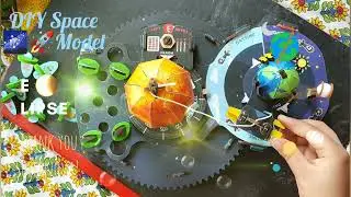 DIY Space Adventure: Building & Exploring Sun, Earth, Moon Model & Smartivity Space Shooter Game!