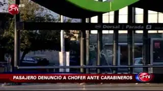 Video muestra violenta discusión entre chofer y pasajero del Transantiago