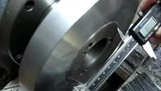 Machining a Adjust-Tru 6 jaw chuck backplate