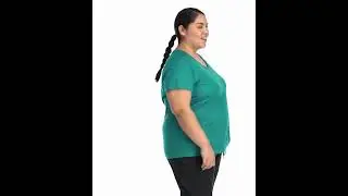 Outdoor Research Womens Plus Size Echo Tshirt in Monstera Sizes 2X - 4X