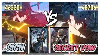 SECRET VOW IS BETTER??!! Blade Version 1.6 - S1 Signature Lightcone vs Secret Vow | Honkai Star Rail