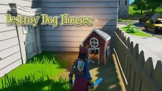 Destroy Dog Houses - Meowscles Mischief Challenge - Fortnite