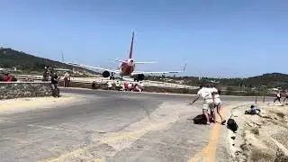 Skiathos airport jet blast accident