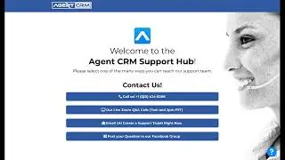 Agent CRM Support Options: Phone, Zoom, Live Chat, Email and Facebook Groups - All Included!