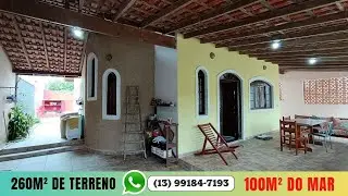 Casa à venda com PISCINA, área gourmet, apenas 100m do mar. Oportunidade de imóvel 