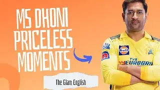 The Glam English | MS DHONI Priceless Moments (English Subtitles) (Speech)
