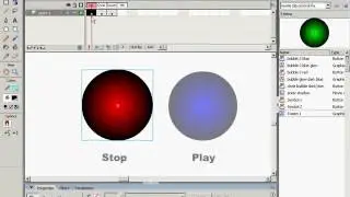 Contro ball moving animation using Adobe Flash CS6 | Adobe flash basic animation ball moving