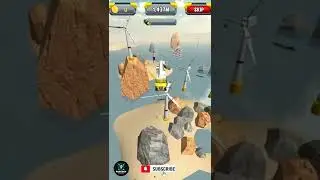Construction Ramp Jumping game crane level 07 fails 5 #shorts #gameplay #pubgzentamizha