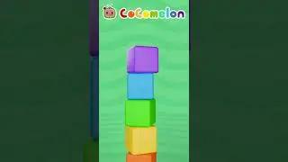 Lets Rainbow Color Stacking with JJ! 🌈#shorts #cocomelon #nurseryrhymes #kidssongs