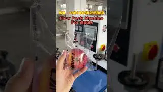 200~300g Automatic Flow Pack Machine for apple, orange #machine