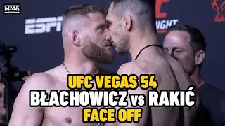 Jan Blachowicz, Aleksandar Rakic Touch Noses in Final Staredown  - MMA Fighting