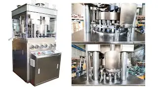 Rotary Tablet Press Machine for Three Layer Tablets, Dishwasher Tablets