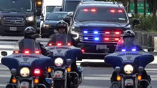 Emergency vehicles @ 9/11 ceremony in downtown Manhattan