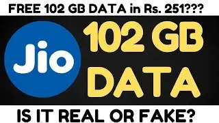 JIO 4G OFFER FREE 102 GB DATA in Rs. 251?