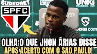 🚨REFOR&Ccedil;O GIGANTE NO TRICOLOR PAULISTA!OLHA K QUE JHON &Aacute;RIAS DISSE AP&Oacute;S ACERTO COM O FOG&Atilde;O!