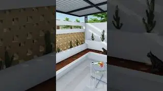 DESAIN RENOVASI TERAS RUMAH SUBSIDI ALA CAFE #interiordesign #rumahminimalis #kitchen #home #rumah