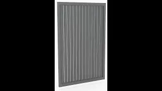 Quickscreen Vertical Slat Pedestrian Gate