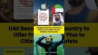 ChatGPT Plus Now FREE in UAE for Tourists & Citizens! 🤖