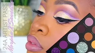 MORPHE X SAWEETIE 24A Artist Pass Palette Tutorial | Maya Galore