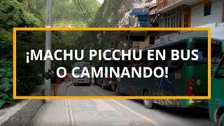 ¡Subida a Machu Picchu en bus y descenso a pie!