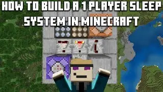 HOW TO BUILD A ONE PLAYER SLEEP SYSTEM IN MIENCRAFT BEDROCK EDITION 1.18+