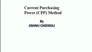 current purchasing power (CPP) method