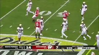 Wisconsin OL/Offense vs Wake Forest Defense (2020)