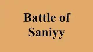 Battle of Saniyy