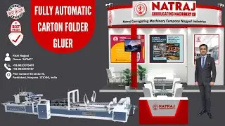 Fully Automatic Carton Folder Gluer | High-Performance Packaging Machine by Nagpal Industries