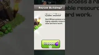 GEM MINE unlocked in clash of clans|#shorts#kgf2#clashofclans