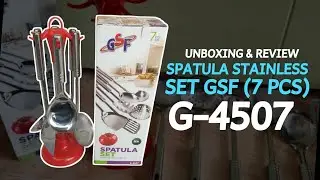 Worth It? Unboxing & Review Spatula Stainless Set Gsf G-4507