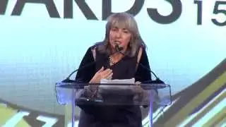 2015 XBIZ Awards - Fiona Patten Wins ''EROS Progressive Business' Award