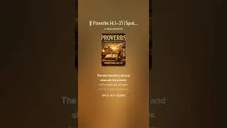 📖 Proverbs 14:1–35 | Spoken Word 