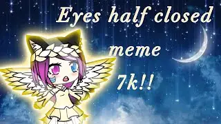 Eyes half closed meme | flash warning | Sylvie The Wolf