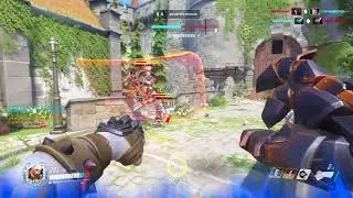 Overwatch reinhardt running bug/glitch