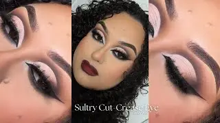 Sultry Neutral Eye with Burgundy Red Lip | Date Night Makeup Look