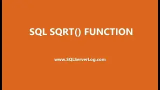 SQL SQRT() Function