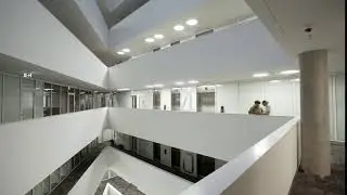 Free 4K Ultra HD Video Templates: Corporate Workers In Modern Architecture Interior